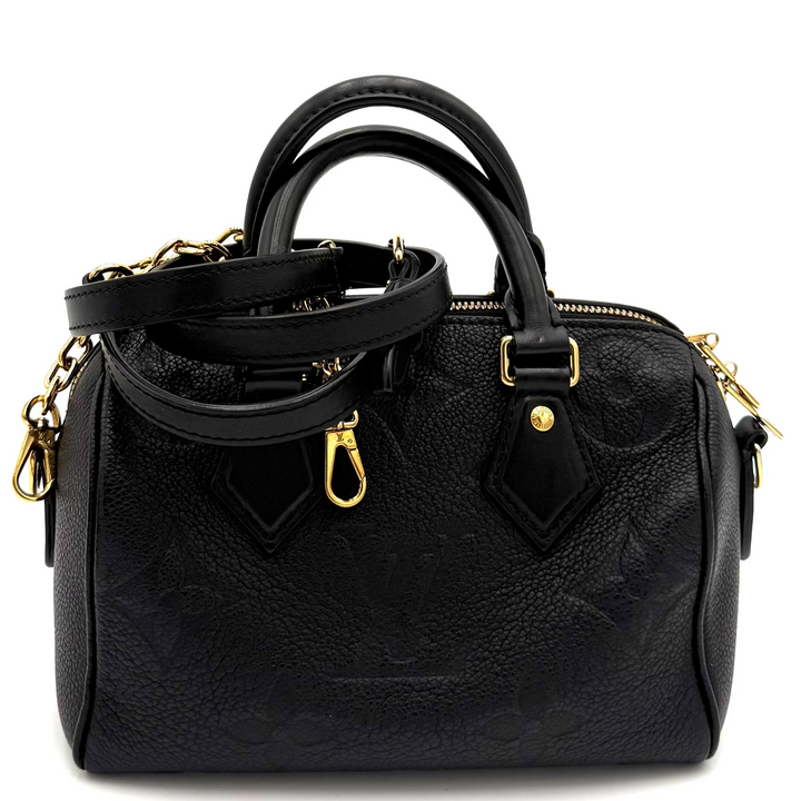 Empreinte Speedy 20 Bandouliere in Black Leather