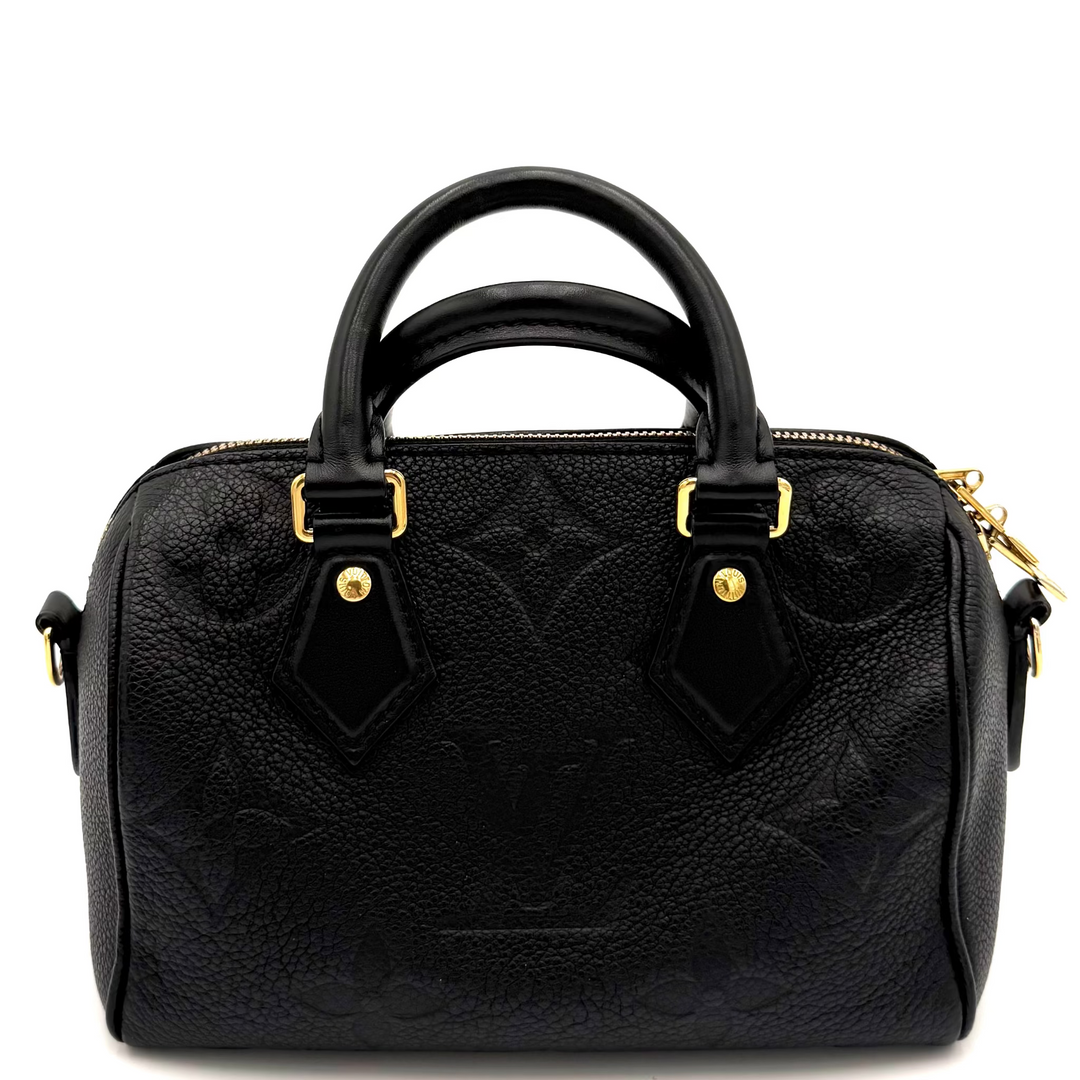 Empreinte Speedy 20 Bandouliere in Black Leather