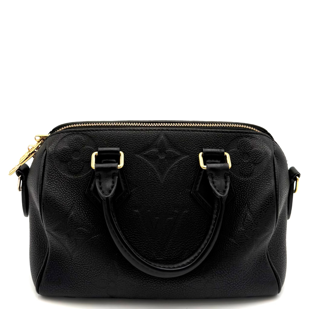 Empreinte Speedy 20 Bandouliere in Black Leather