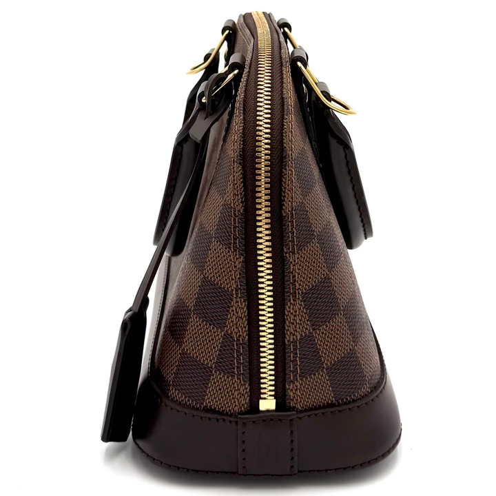 Alma BB Damier Ebene Canvas Handbag