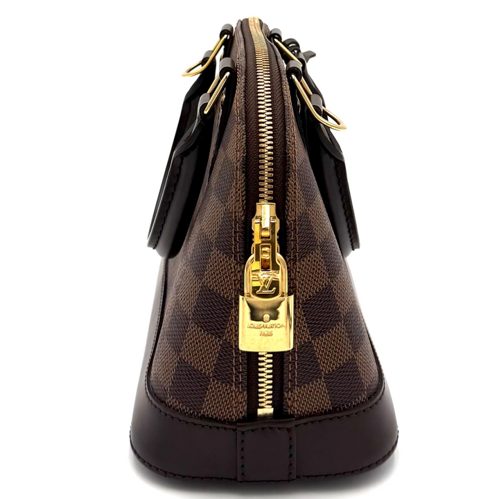 Alma BB Damier Ebene Canvas Handbag