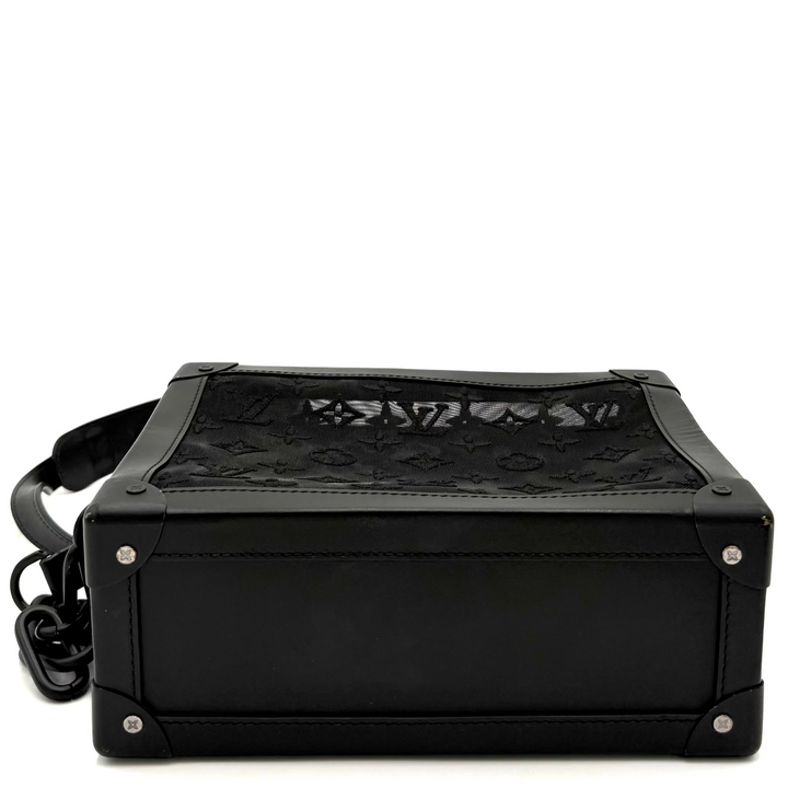 Soft Trunk Monogram in Black Mesh