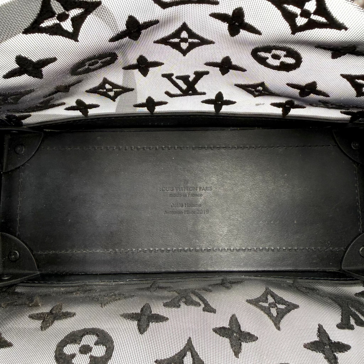 Soft Trunk Monogram in Black Mesh