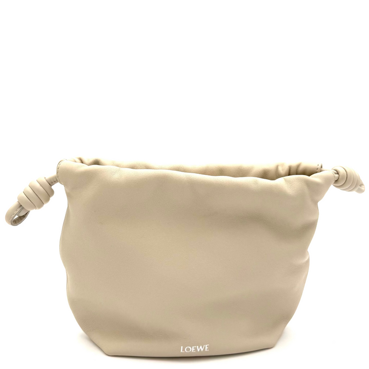 Mellow Nappa Leather Flamenco Knot Clutch
