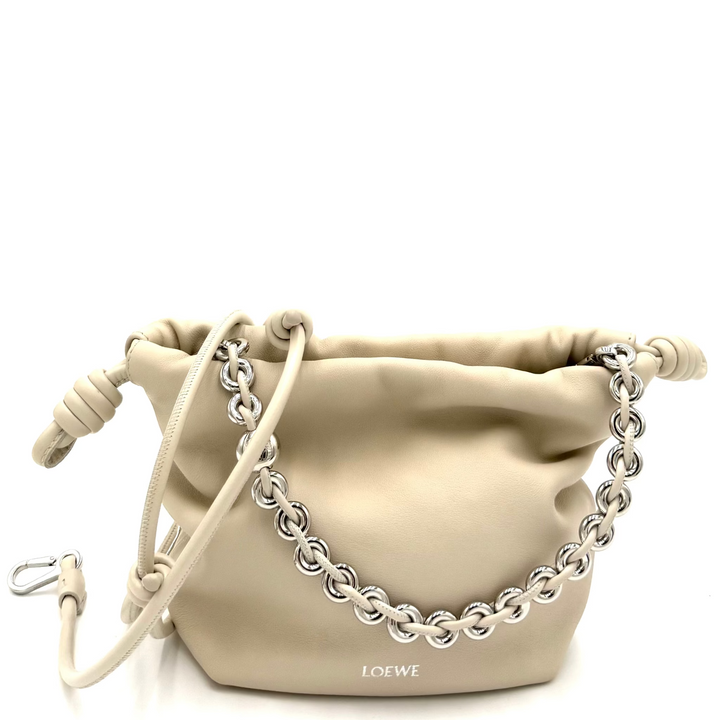 Mellow Nappa Leather Flamenco Knot Clutch