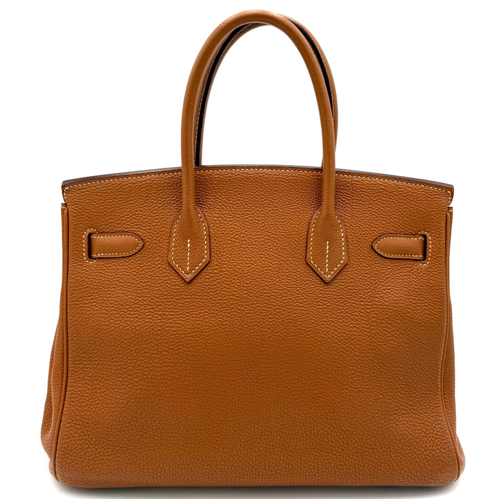 Gold Birkin 30 in Togo Leather With Palladium Hardware