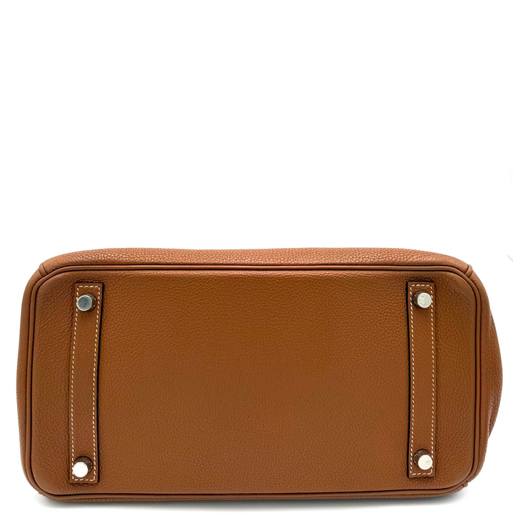 Gold Birkin 30 in Togo Leather With Palladium Hardware