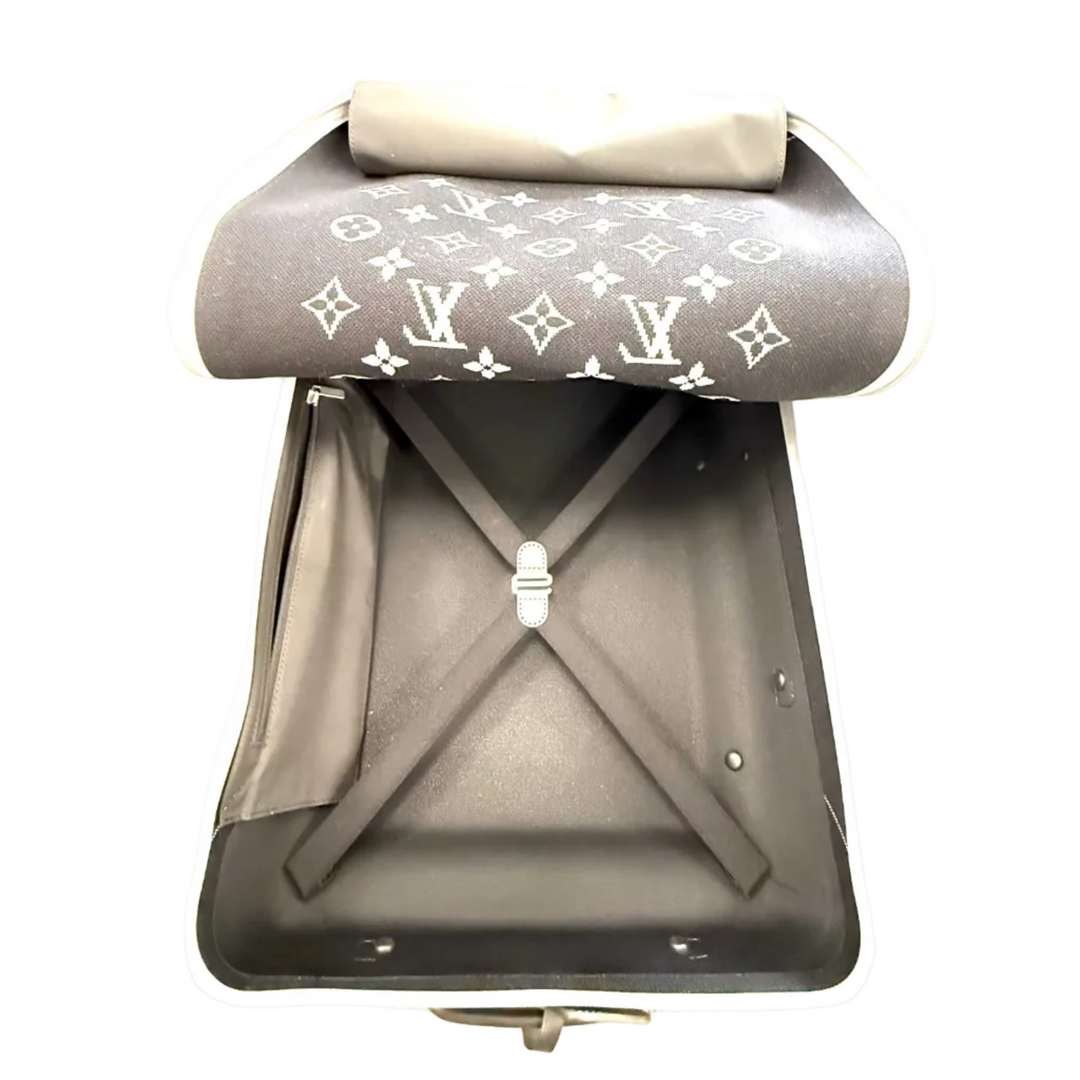 Monogram Soft Horizon 55 Knit Luggage