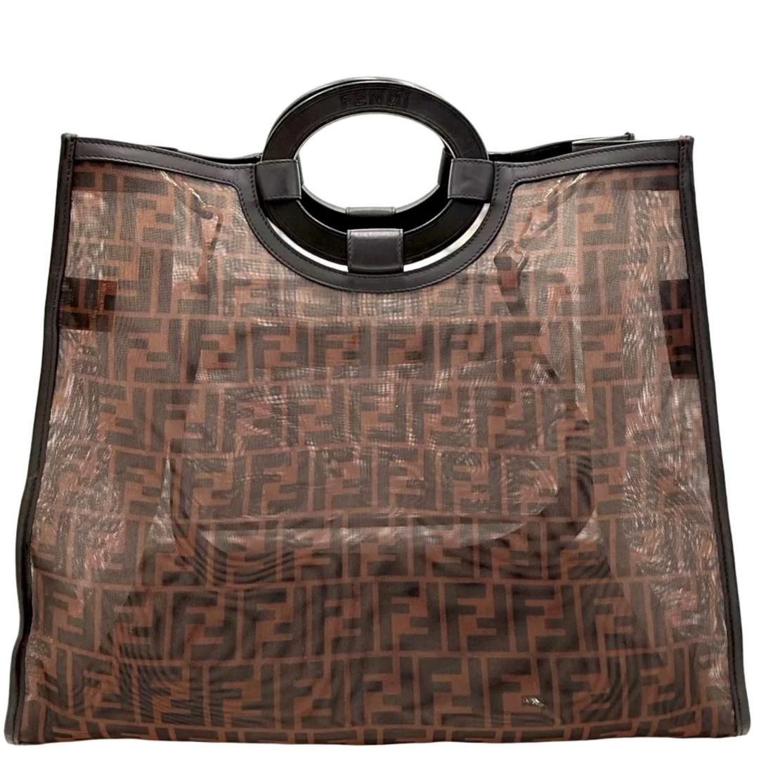 Zucca FF Runaway Sheer Tote