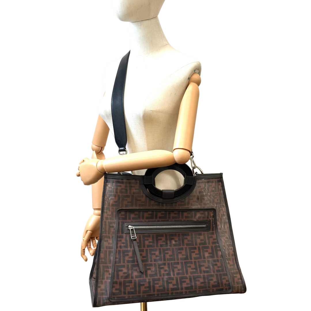 Zucca FF Runaway Sheer Tote