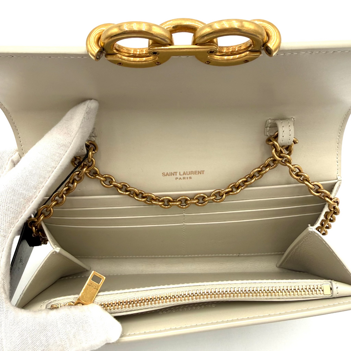 Le Maillon Wallet on Chain in Ivory