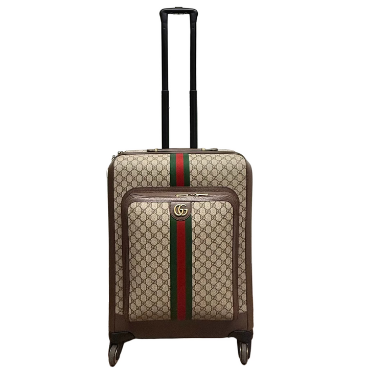 Ophidia Savoy Medium GG Monogram Trolley Luggage