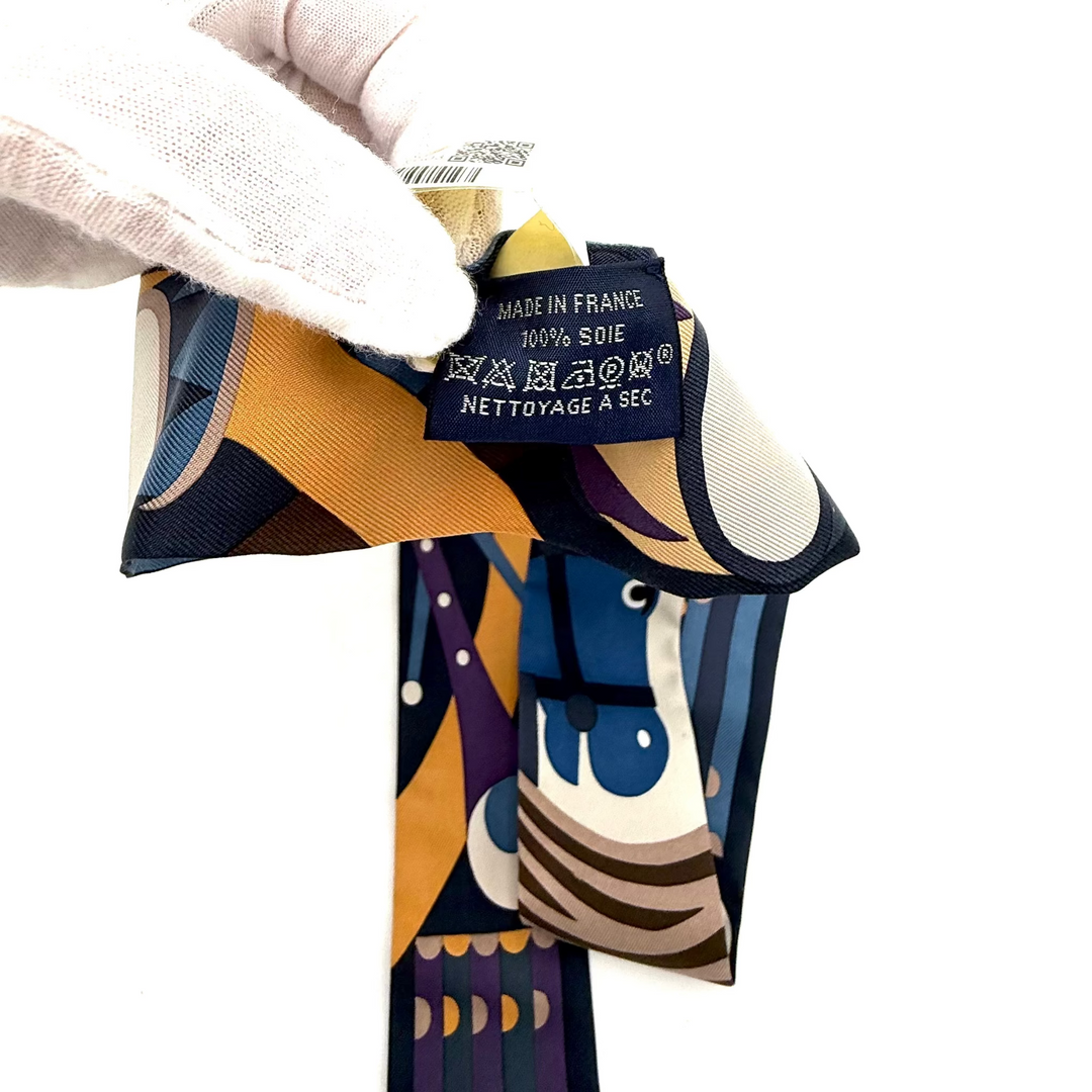 Silk Parade En Fanfare Twilly Scarf