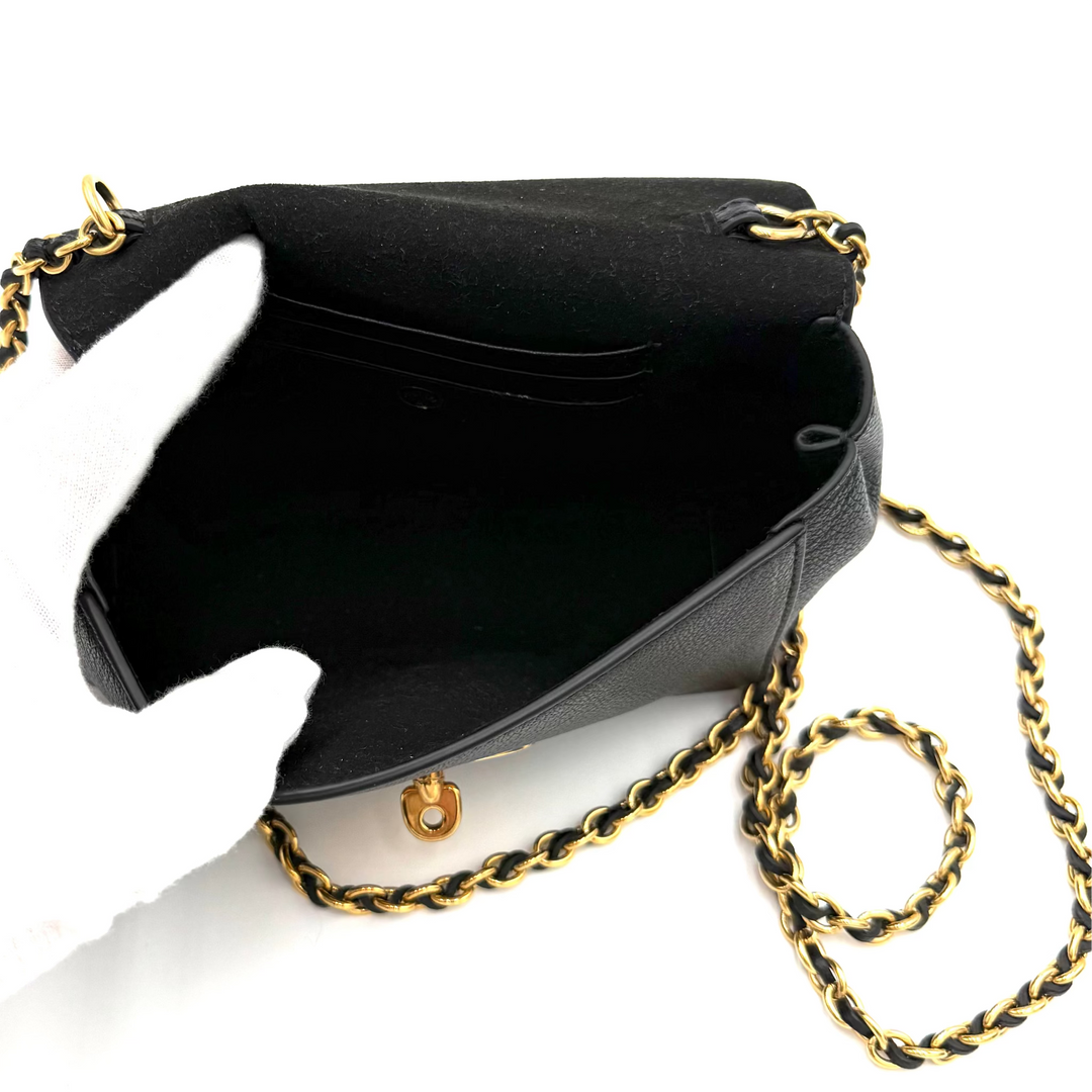 Mini Lily Grained Leather Bag