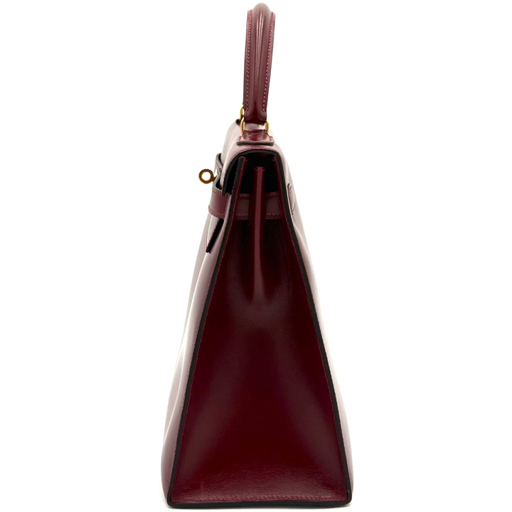 Kelly 32 Sellier Rouge H Leather Bag
