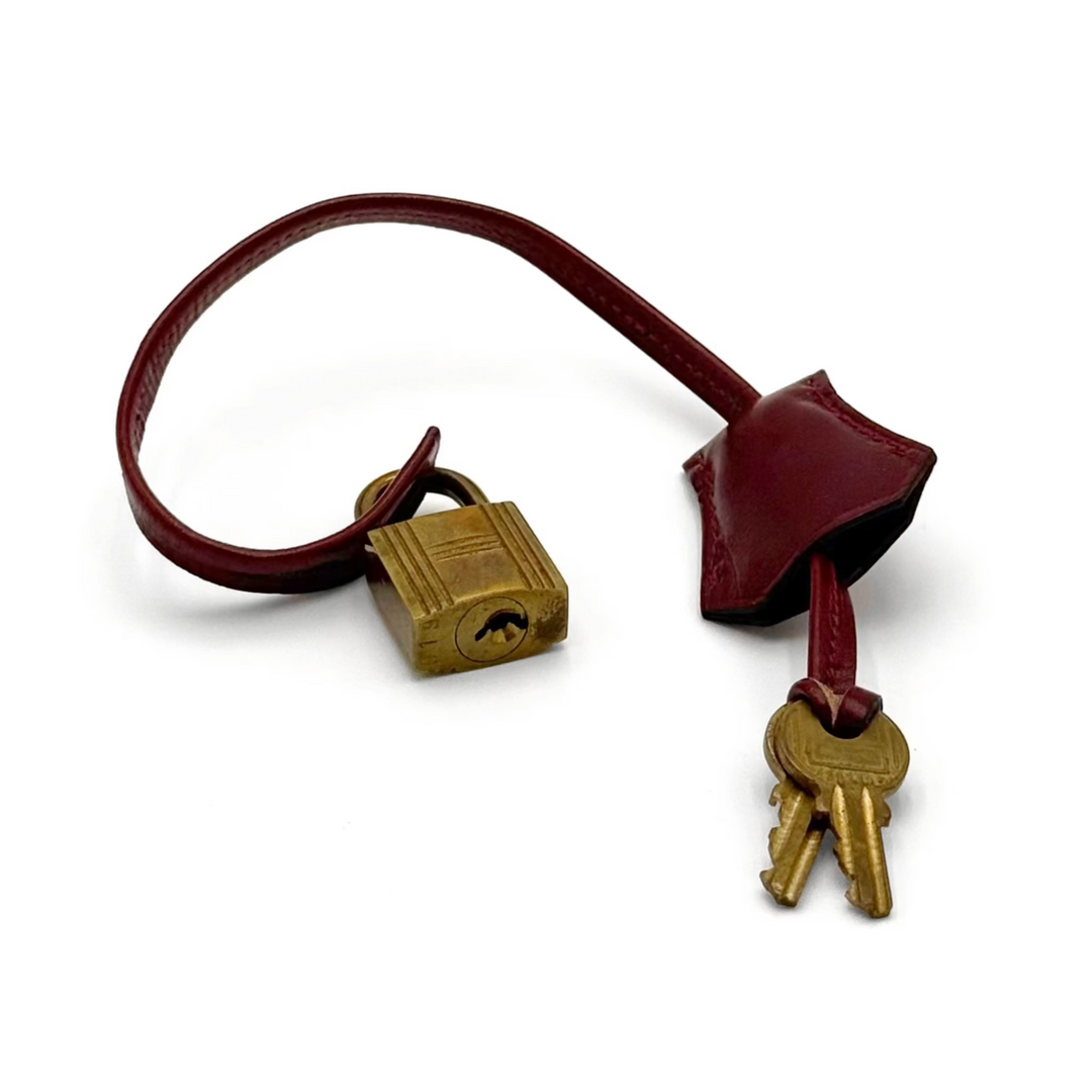 Kelly 32 Sellier Rouge H Leather Bag