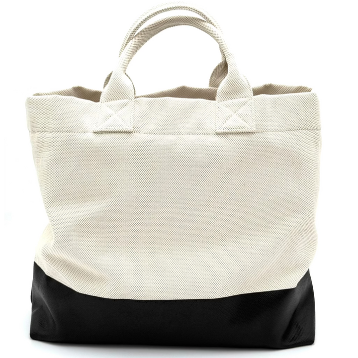 Embossed Detail Canvas Tote Bag