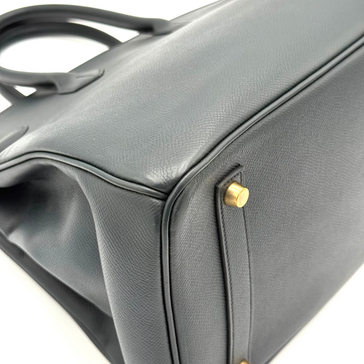 Birkin 35 Indigo Epsom Leather Bag