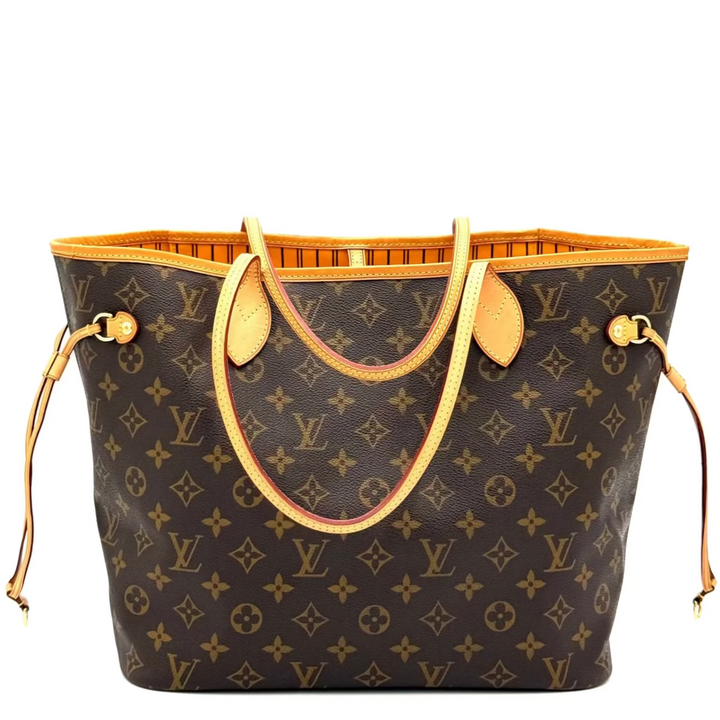 Monogram Neverfull MM with Pouch & Mimosa Interior