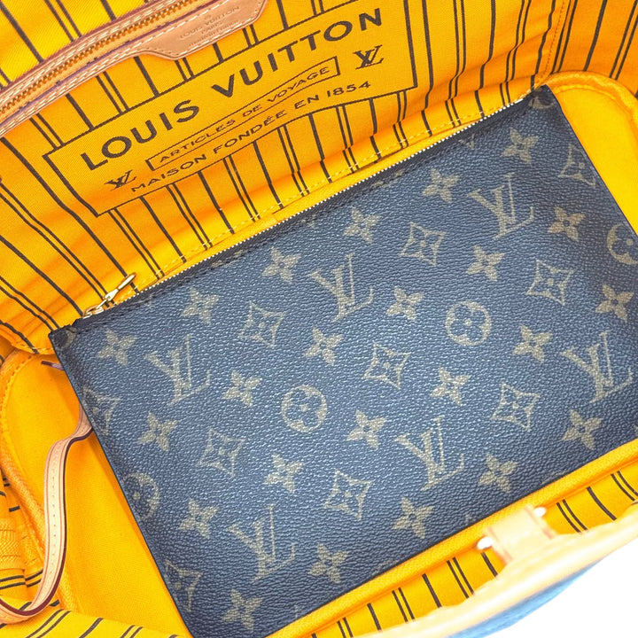 Monogram Neverfull MM with Pouch & Mimosa Interior