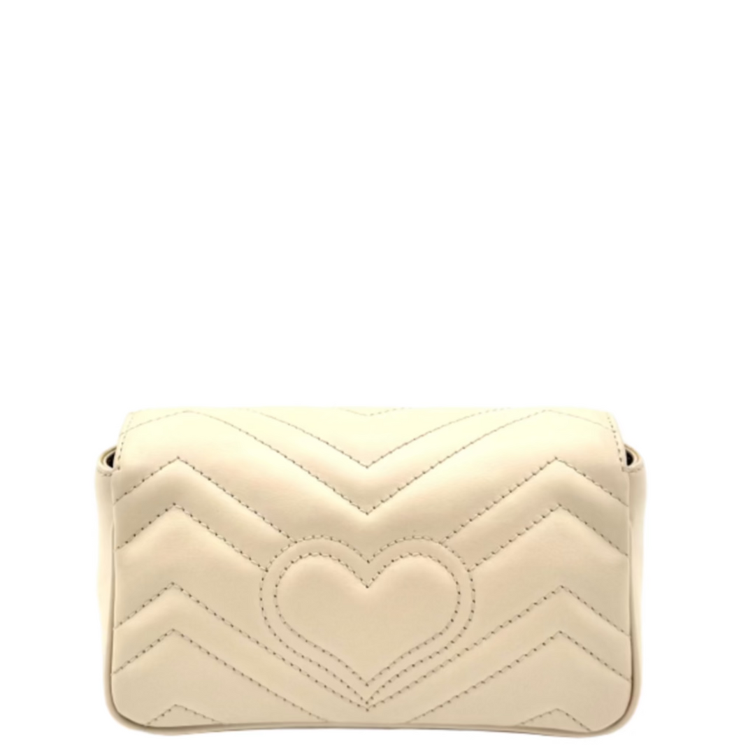 GG Marmont Super Mini Matelassé Leather Bag