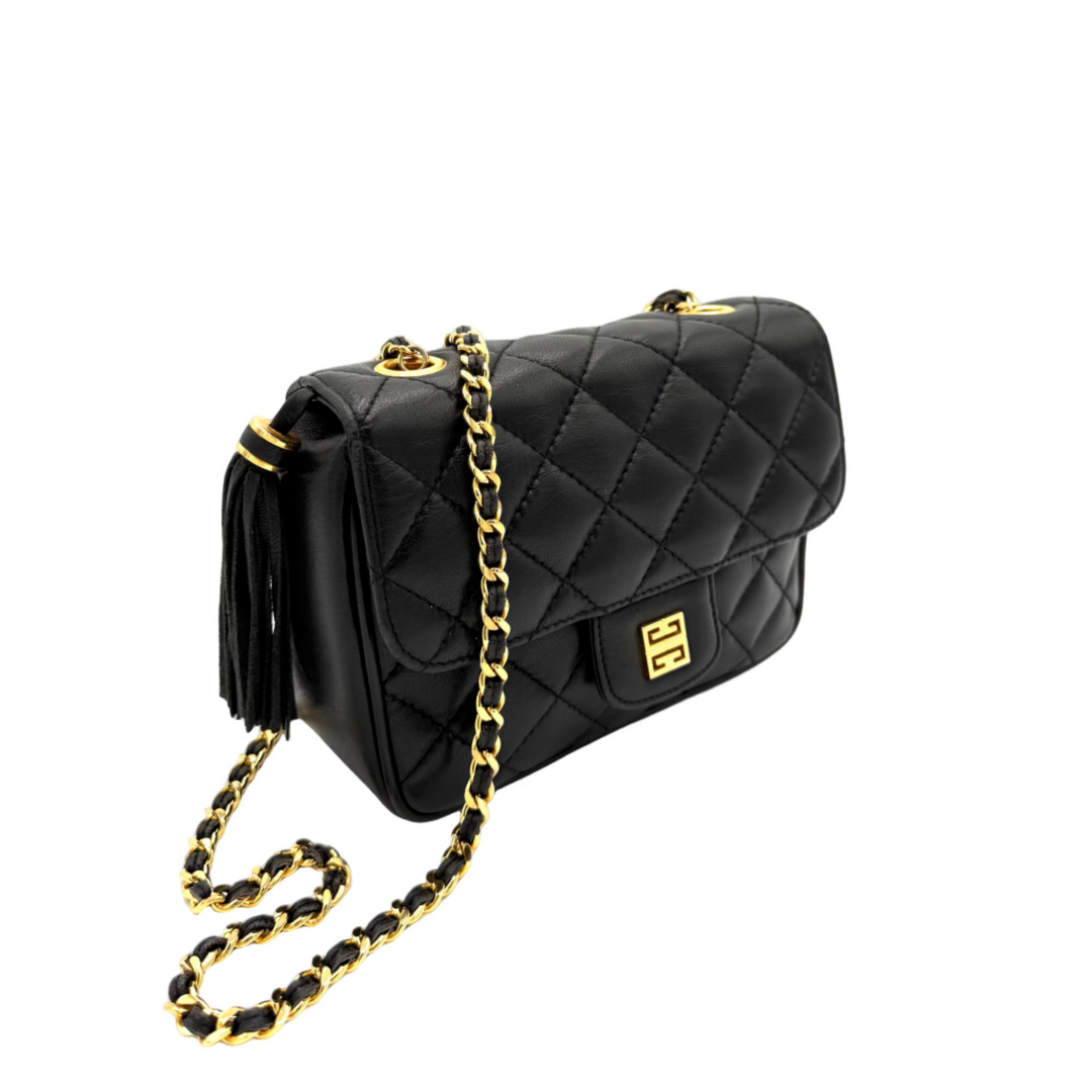 4G Matelasse Quilted Leather Tassel Chain Bag