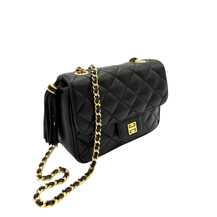 4G Matelasse Quilted Leather Tassel Chain Bag