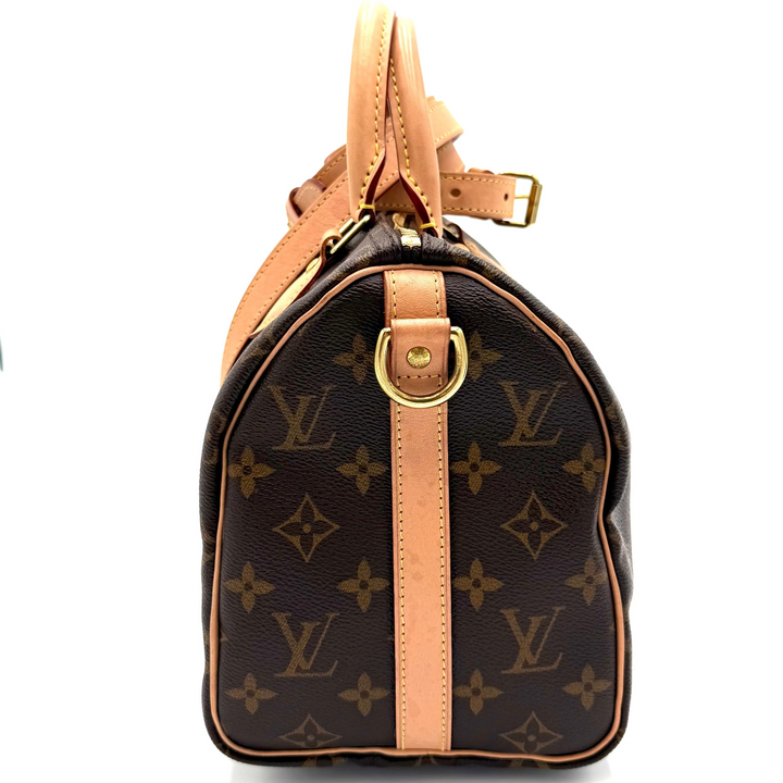 Speedy 25 Bandoulière Monogram Canvas Bag