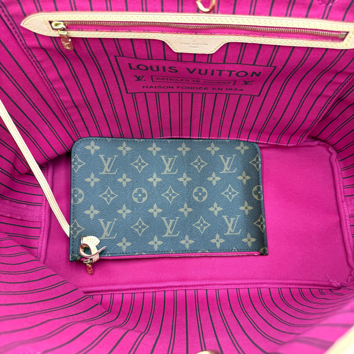Neverfull GM Monogram Canvas Bag with Pouch