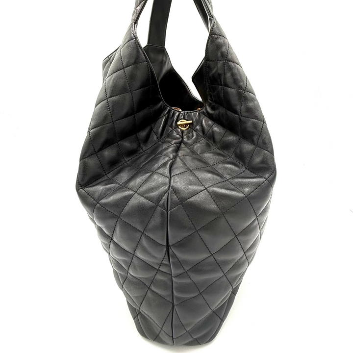 ICare Large Quilted Lambskin Bag with Pouch