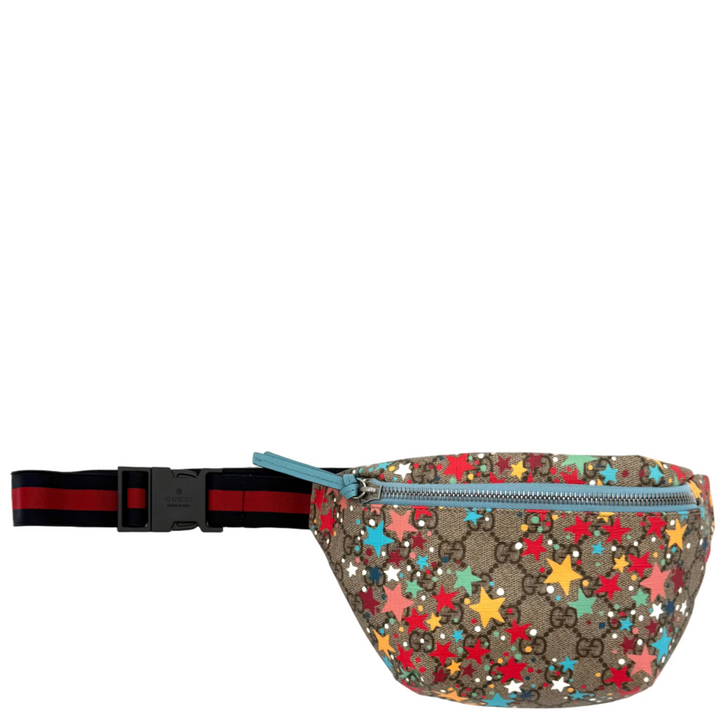 GG Star Print Supreme Monogram Canvas Children's Belt Bag
