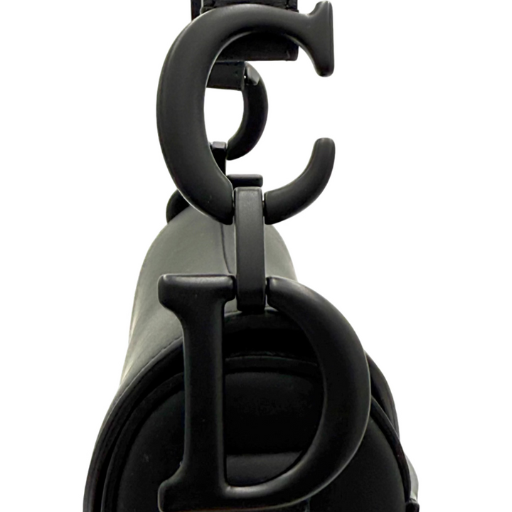 Saddle with Strap Calfskin Leather Bag