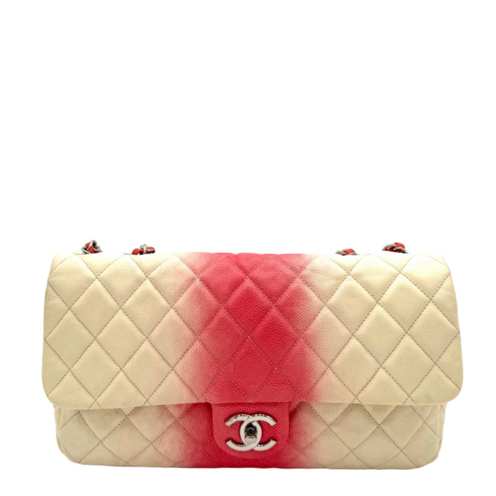 Ombre Jumbo Caviar Quilted Single Flap