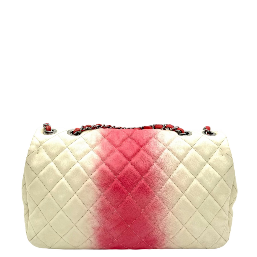 Ombre Jumbo Caviar Quilted Single Flap