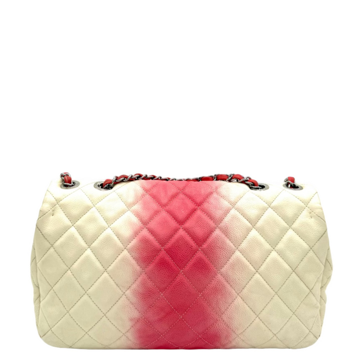 Ombre Jumbo Caviar Quilted Single Flap