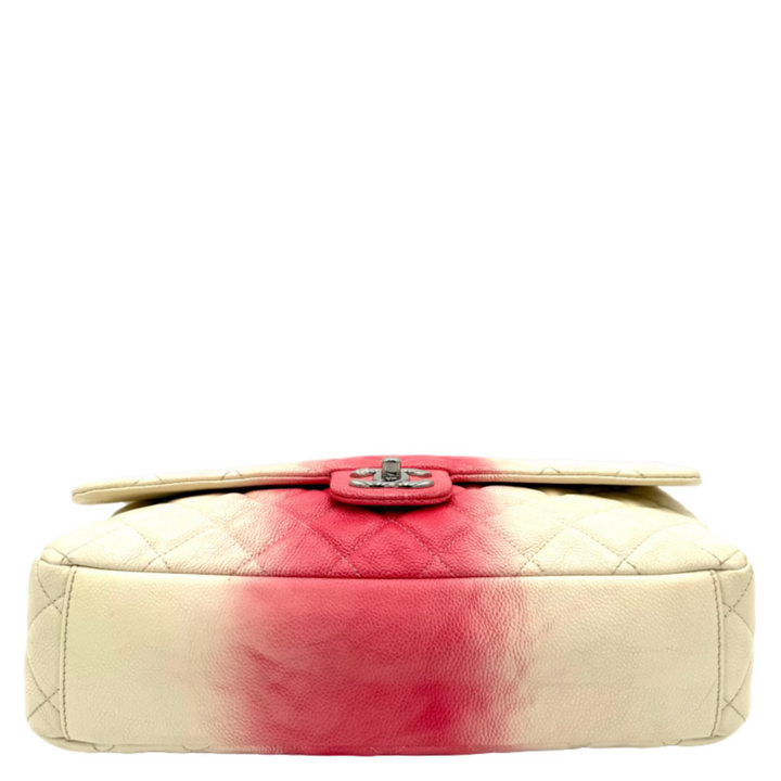 Ombre Jumbo Caviar Quilted Single Flap