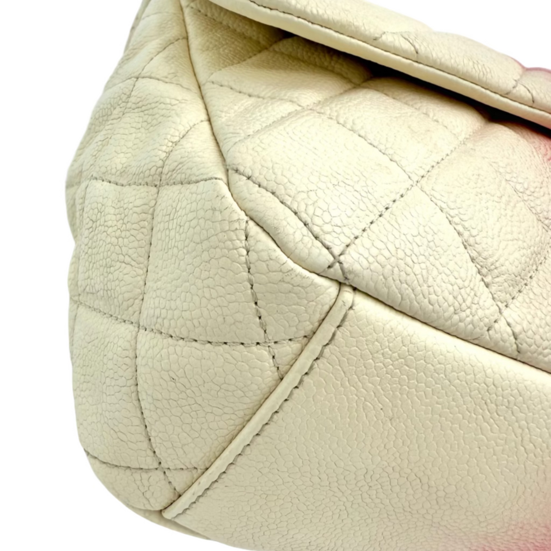 Ombre Jumbo Caviar Quilted Single Flap