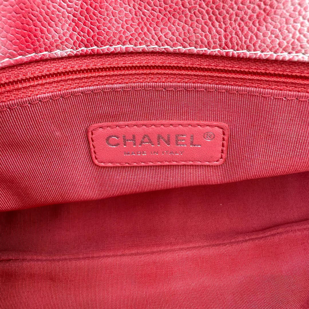 Ombre Jumbo Caviar Quilted Single Flap