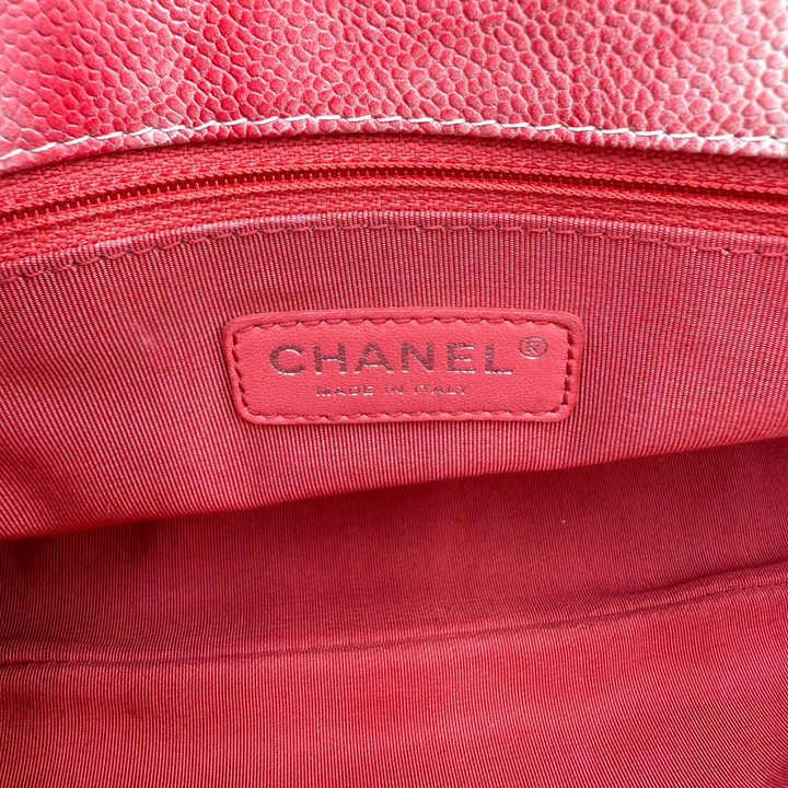 Ombre Jumbo Caviar Quilted Single Flap