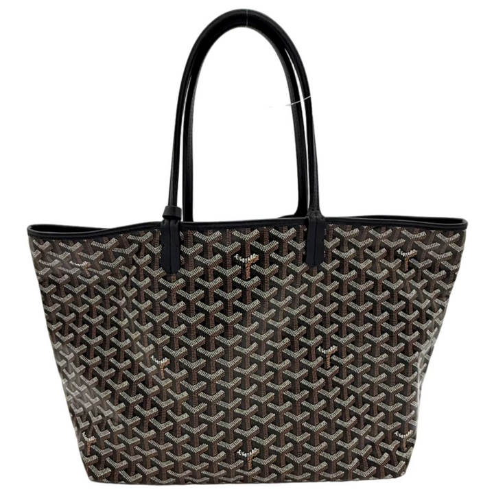 Black Monogram Saint Louis Tote with Pouch