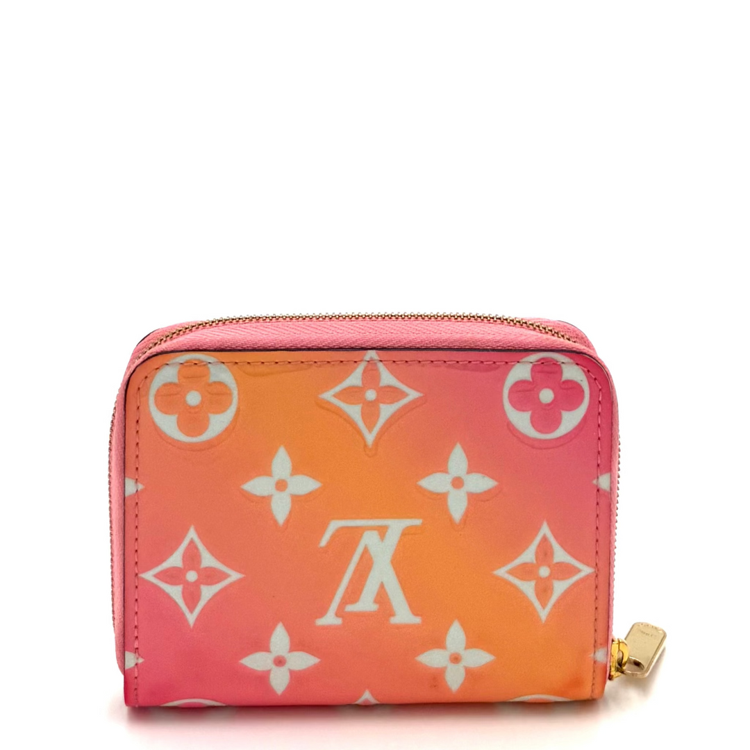 Sunrise Monogram Vernis Zippy Coin Wallet