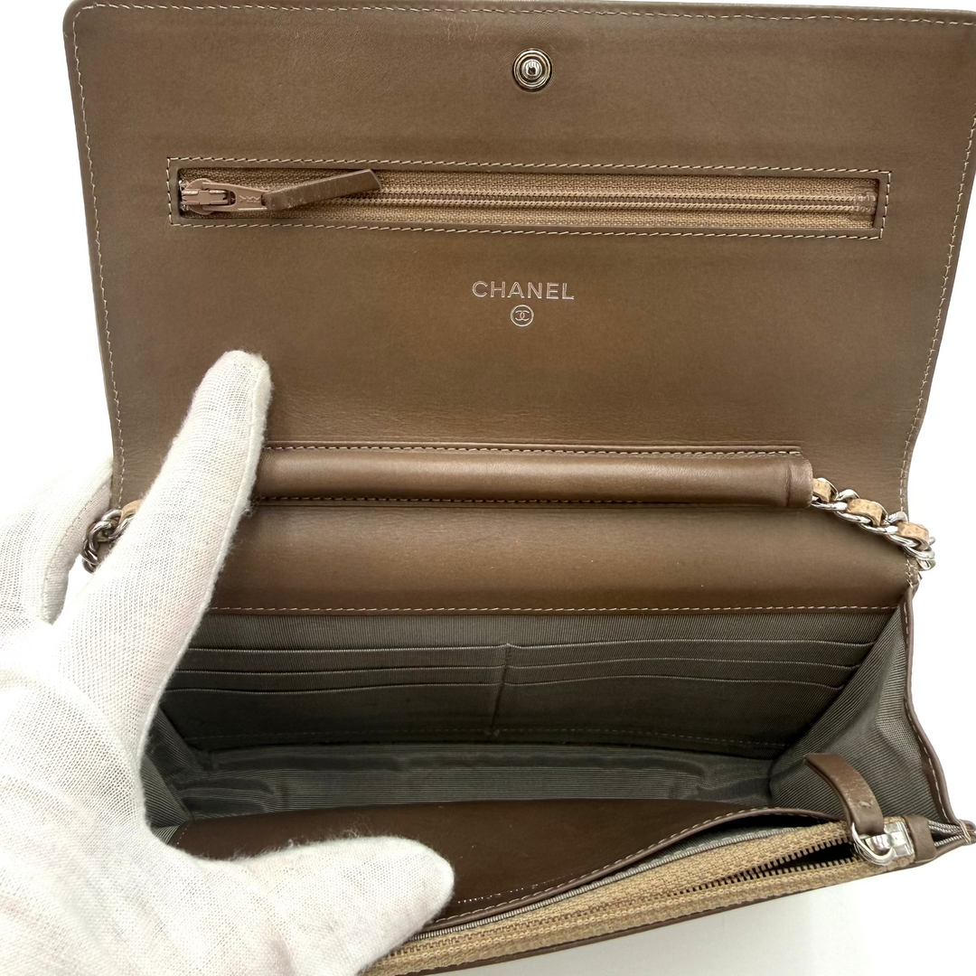 Timeless CC Caviar Leather Wallet on Chain