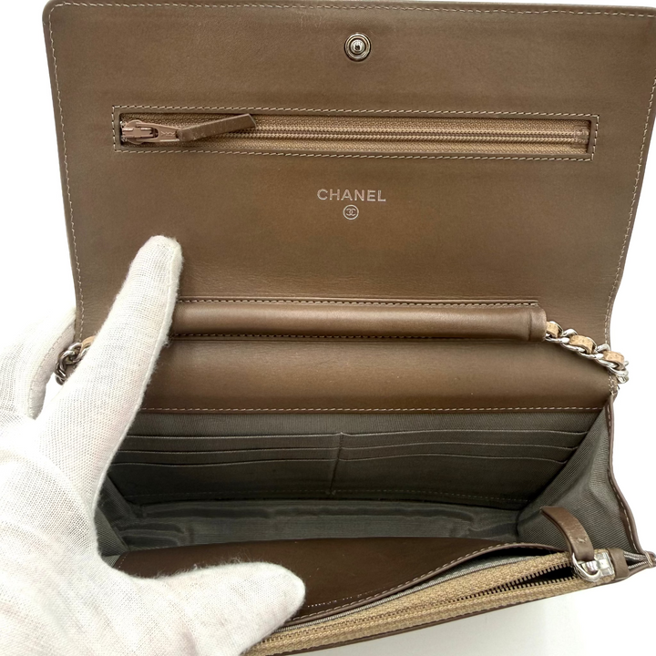 Timeless CC Caviar Leather Wallet on Chain