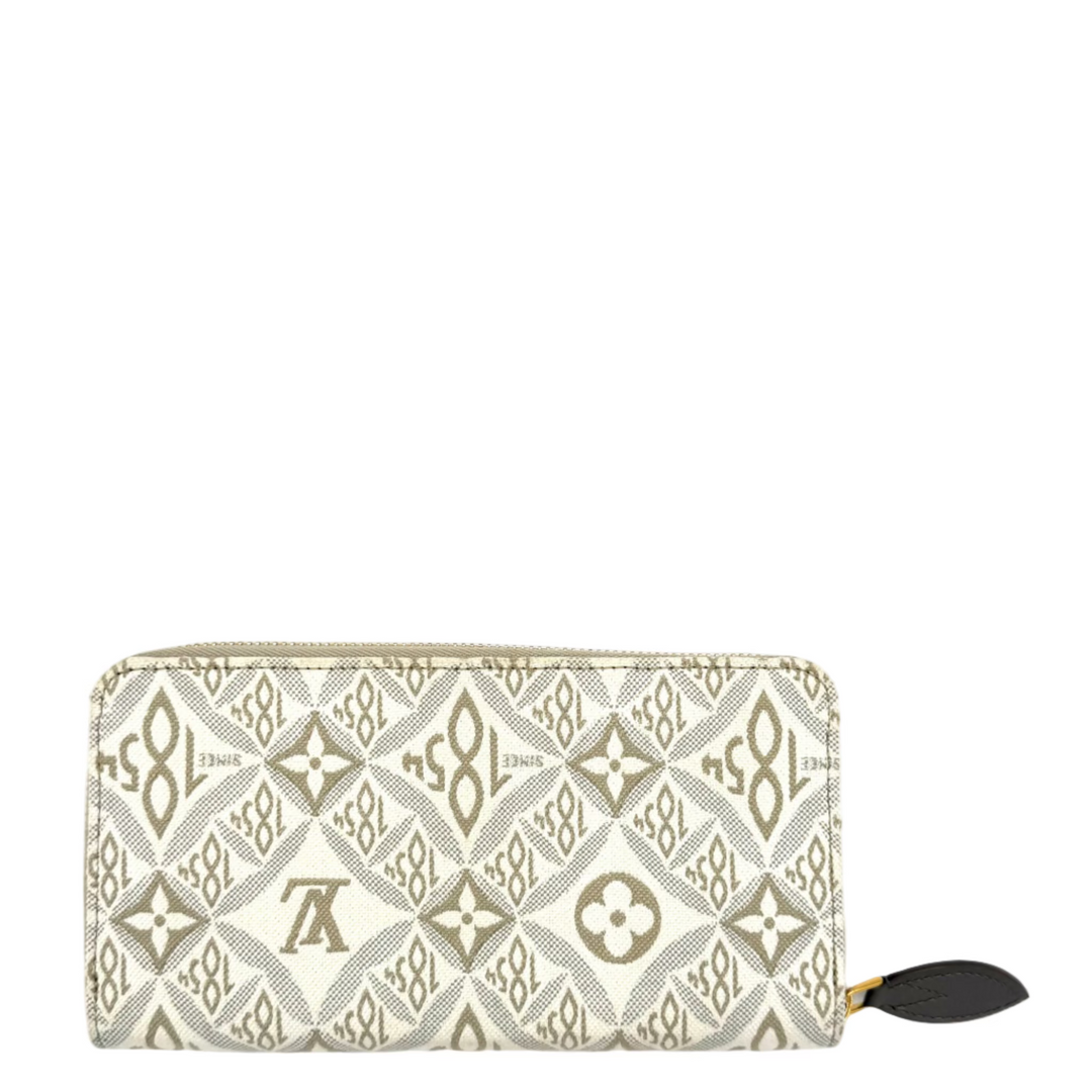 1854 Monogram Jacquard Zippy Wallet