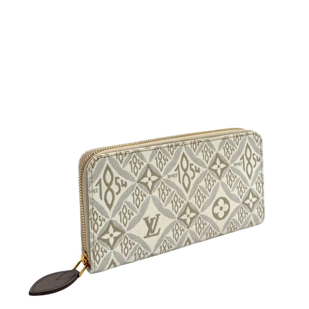 1854 Monogram Jacquard Zippy Wallet