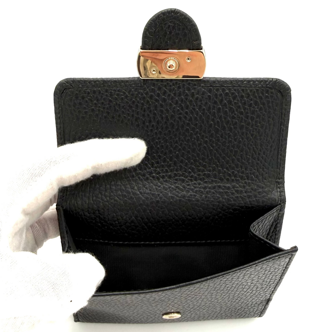 Dollar Calfskin Interlocking G French Wallet