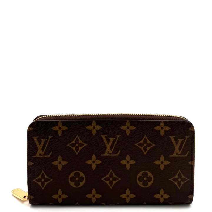 Zippy Monogram Canvas Poppy Interior Wallet