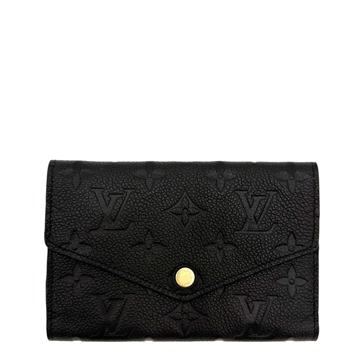 Empreinte Monogram Black Leather Curieuse Wallet