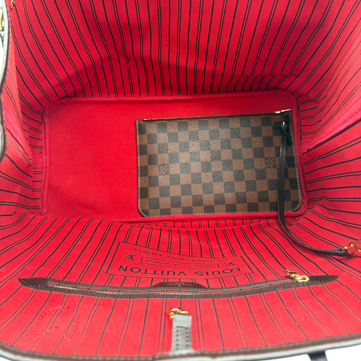 Neverfull GM Damier Ebene Canvas Tote Bag