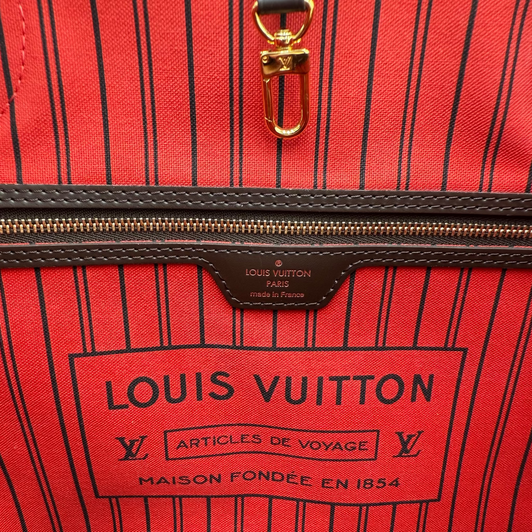 Neverfull GM Damier Ebene Canvas Tote Bag